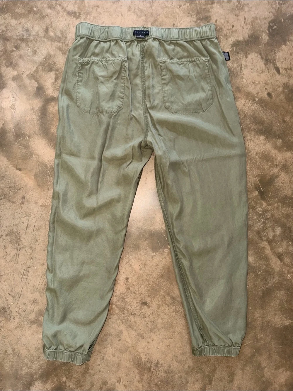 Sanctuary Olive Green Lyocell Jogger Pants Drawstring Utility XL - Picture 12 of 12
